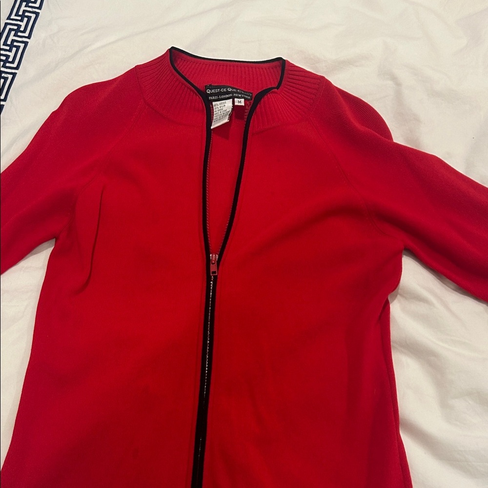 Lightweight zip up sweater